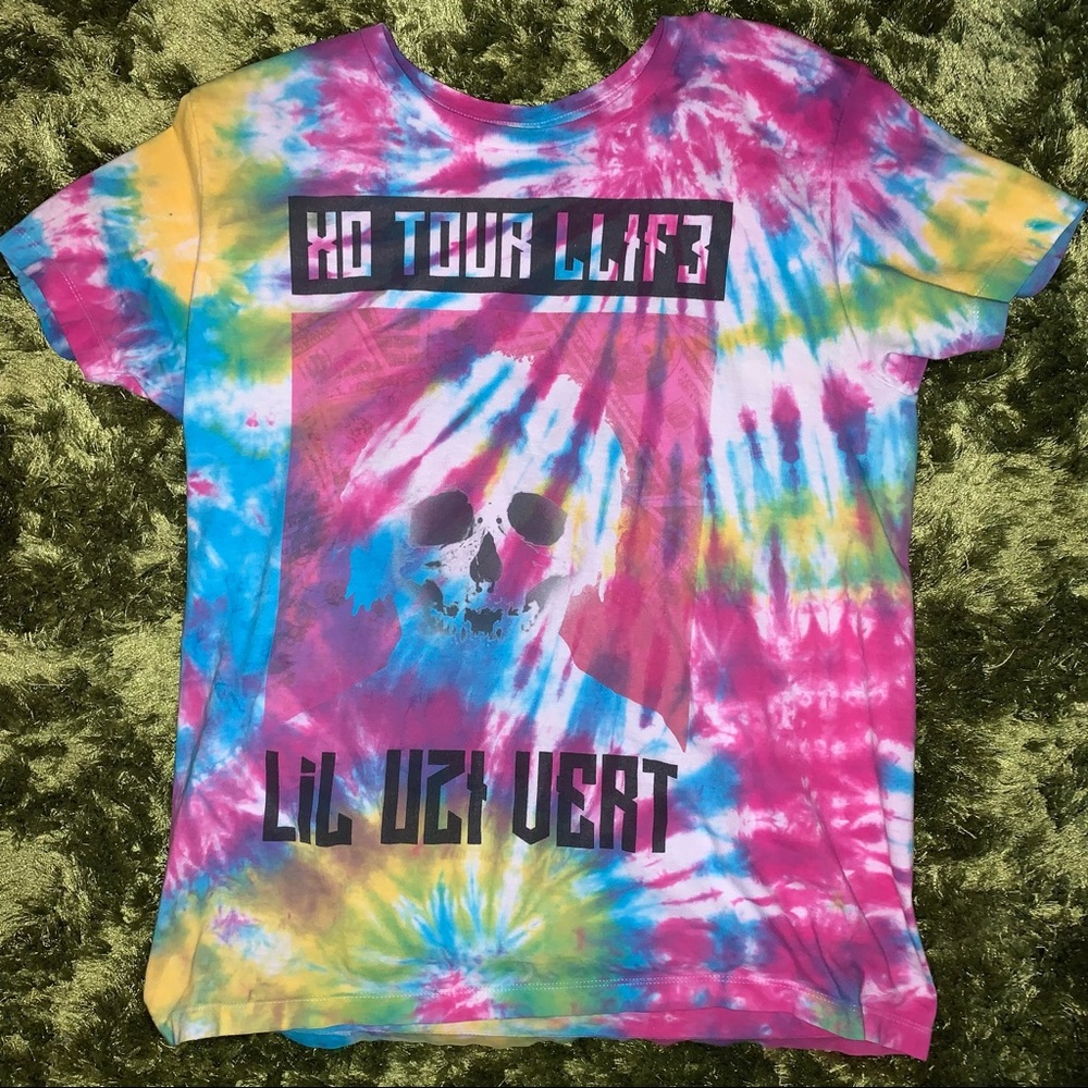LIL UZI VERT XO TOUR LIFE tie dye Tee